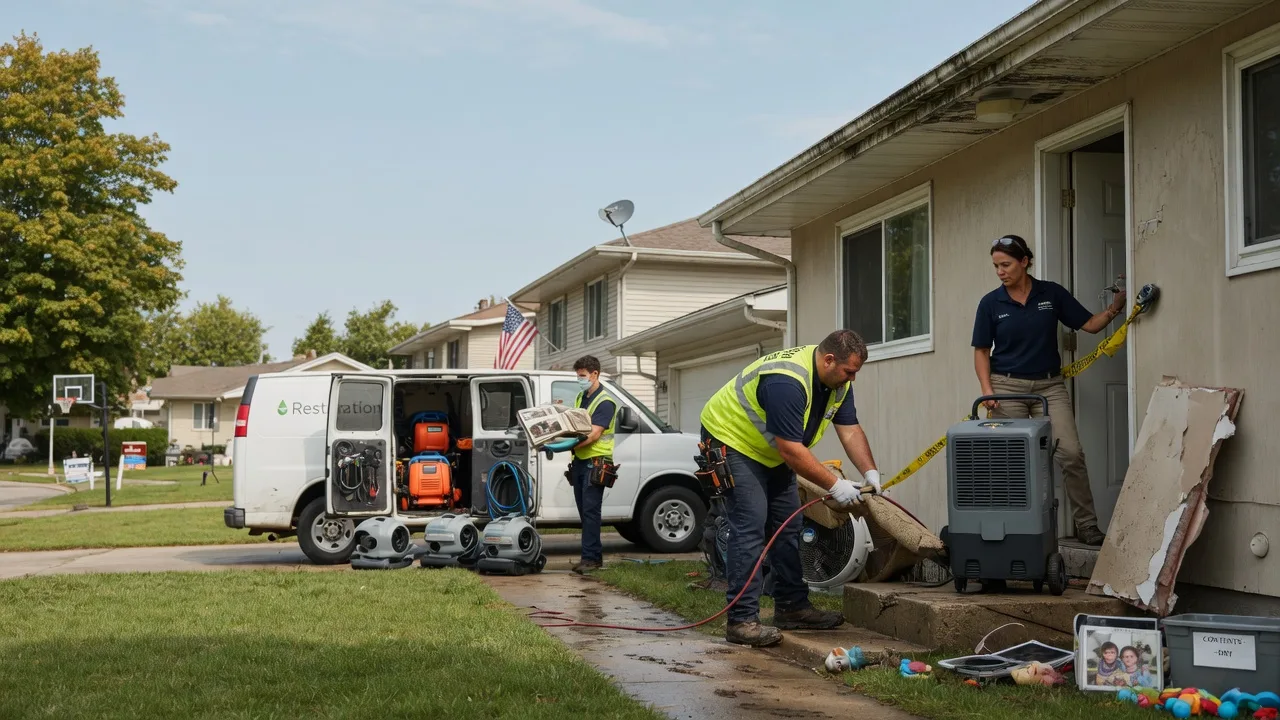 Water Damage Restoration in Rices Landing, PA near me